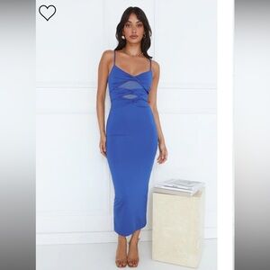 Blue Midi Dress